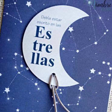 Invitación boda Busquets 2 estrellas y luna