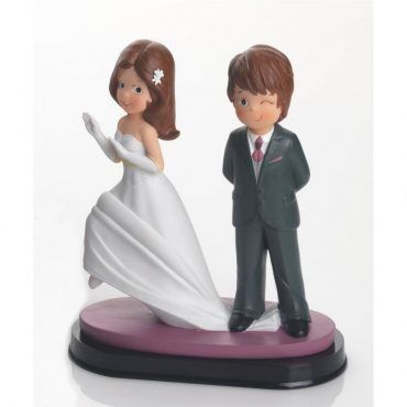 figura tarta novios guiño doper 2094