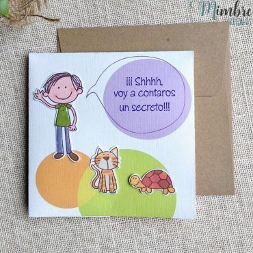 Invitación boda Busquets con niños