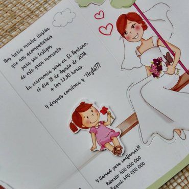 39124, invitación, boda, cardnovel, columpio, novios