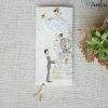 invitación de boda cardnovel novia bailarina y maletas