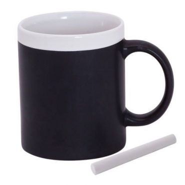 taza pizarra para pintar con tizas de Disok
