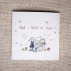 Invitación de boda, familia