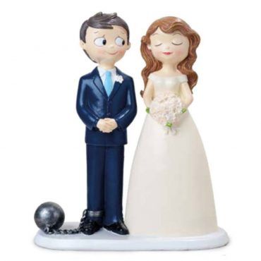 figura tarta boda novios condenados mopec y824