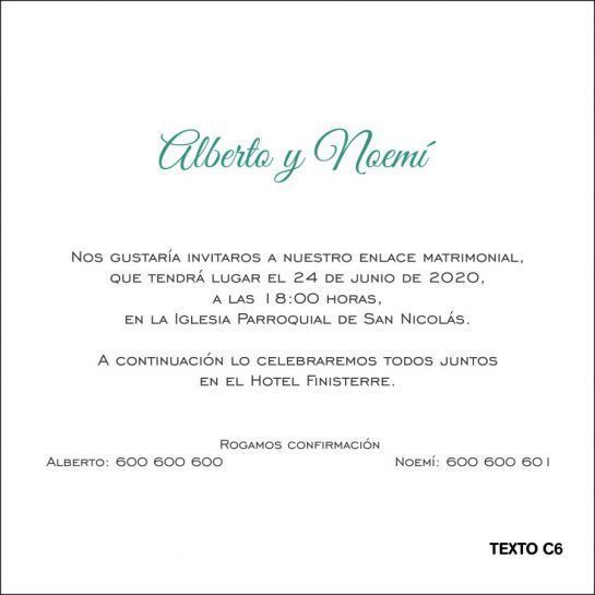 texto clasico invitacion de boda