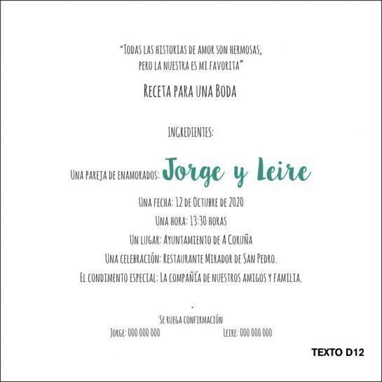 texto divertido invitacion de boda