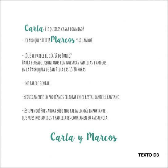 texto divertido invitacion de boda