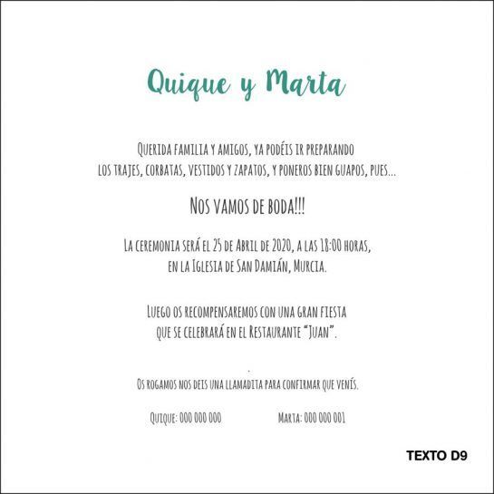 texto divertido invitacion de boda