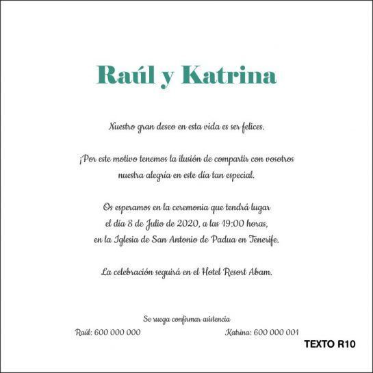 texto romantico invitacion de boda