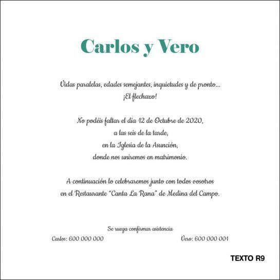 texto romantico invitacion de boda