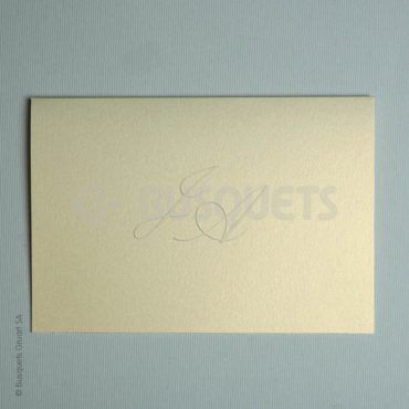 Invitación de boda Busquets con brillo