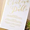 39342 invitación boda cardnovel, texto en relieve