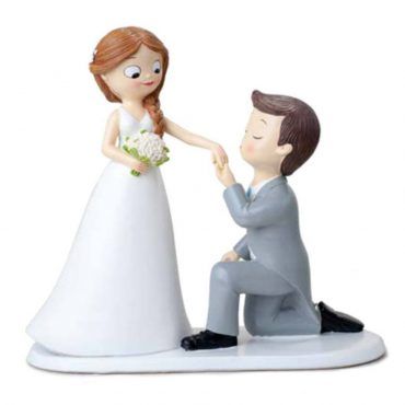figura tarta boda novios si quiero mopec y217