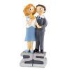 figura tarta 25 aniversario bodas de plata novios de pie mopec y250