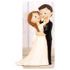 figura tarta boda novios abrazo mopec y491