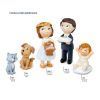 figura tarta boda niño niña arras mascota mopec y67 y 94 y66 y55 y61