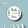 Sello caucho para bodas