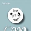 Sello caucho y madera para bodas