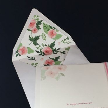 invitacion-de-boda-original-forro-flor-marron-vintage-romantica