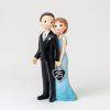 figura tarta, novios, 25 años, bodas plata, y925,