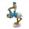 figura tarta, bautizo, cigüeña, azul, 6569, bebe,