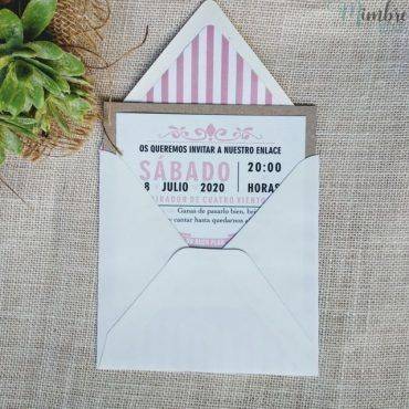 invitacion boda, 1829R, edima, cuadrada, elegante