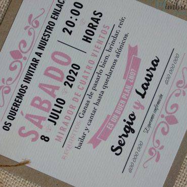 invitacion boda, 1829R, edima, cuadrada, elegante