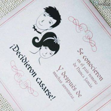 invitacion boda, 3270518958, busquets, cuadrada, original, cuento, romantica