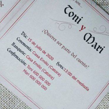 invitacion boda, 3270518958, busquets, cuadrada, original, cuento, romantica