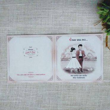 invitacion boda, 3270518958, busquets, cuadrada, original, cuento, romantica