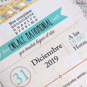 invitacion boda, 39223, cardnovel, maleta, original, caja