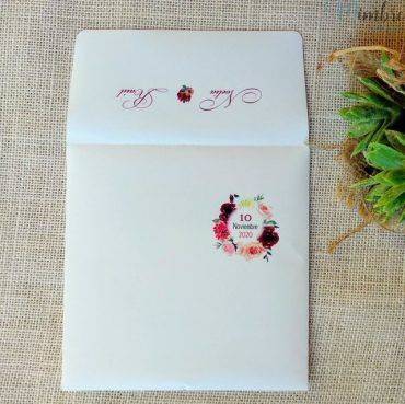 invitacion boda, 39622, cardnovel, floral, cuadrada, elegante