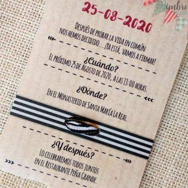 invitacion boda, 39640, cardnovel, original, abaco