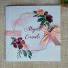 invitacion boda, 39708, cardnovel, lazo, lazo, flor, cuadrada, romantica