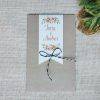 invitacion boda, 39732, cardnovel, rectangular, foto, kraft, flor, elegante