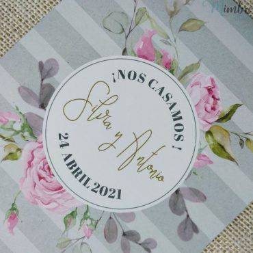 invitacion boda, 39740, cardnovel, rectangular, flor, elegante