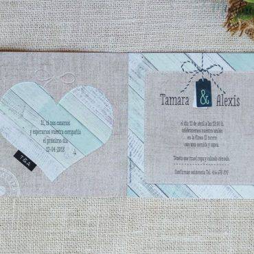 invitacion boda, 726002, belarto, cuadrada, corazon, original