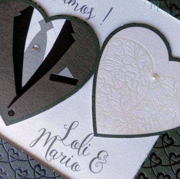 invitacion boda, 726004, belarto, cuadrada, romantica, corazon, traje, elegante