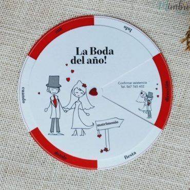 invitacion boda, 726005, belarto, circular, redonda, original, divertida