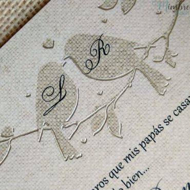 invitacion boda, 726016, belarto, cuadrada, pajaritos, romantica
