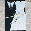 invitacion boda,, traje, novio, novia, belarto, rectangular, original,corbata, 726024