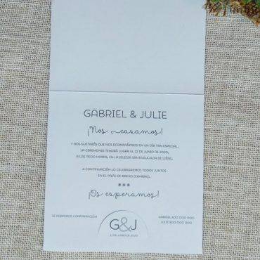 invitacion boda, 726032, belarto, cuadrada, flores elegante