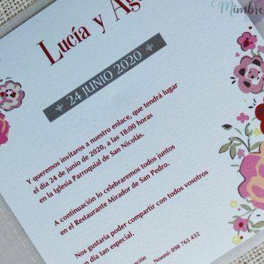 invitacion boda, 726039, belarto, cuadrada, lazo, granate, burdeos, elegante