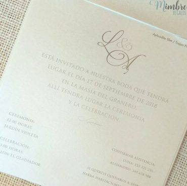 invitacion boda, 726055, belarto, cuadrada, lazo elegante