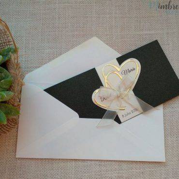 invitacion boda, 726062, belarto, rectangular, romantica, corazon, elegante