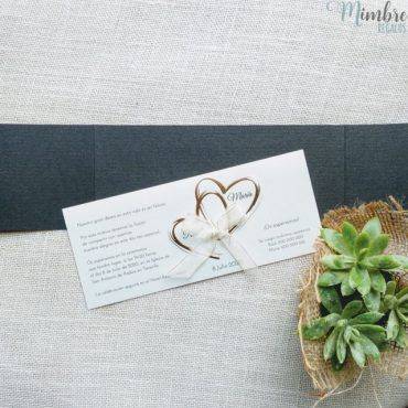 invitacion boda, 726062, belarto, rectangular, romantica, corazon, elegante