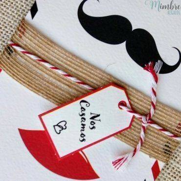 invitacion boda, 726079, belarto, rectangular, mr wonderful, bigote, divertida