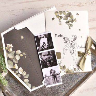 39811, invitación, boda, cardnovel, novios, vintage, tira, de, fotos