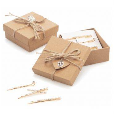 detalle, mujer, boda, caja, pasadores, pelo, recuerdo, 236, brillantes