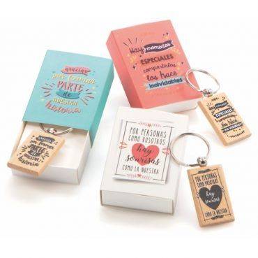 detalle, mujer, boda, caja, frases, llavero, madera, recuerdo, 227
